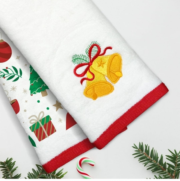 Christmas Kitchen Towels 2pks - Picture 5 of 5